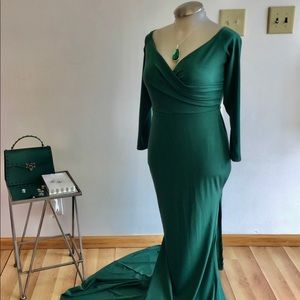 💚💚💚Emerald evening gown💚💚💚💚